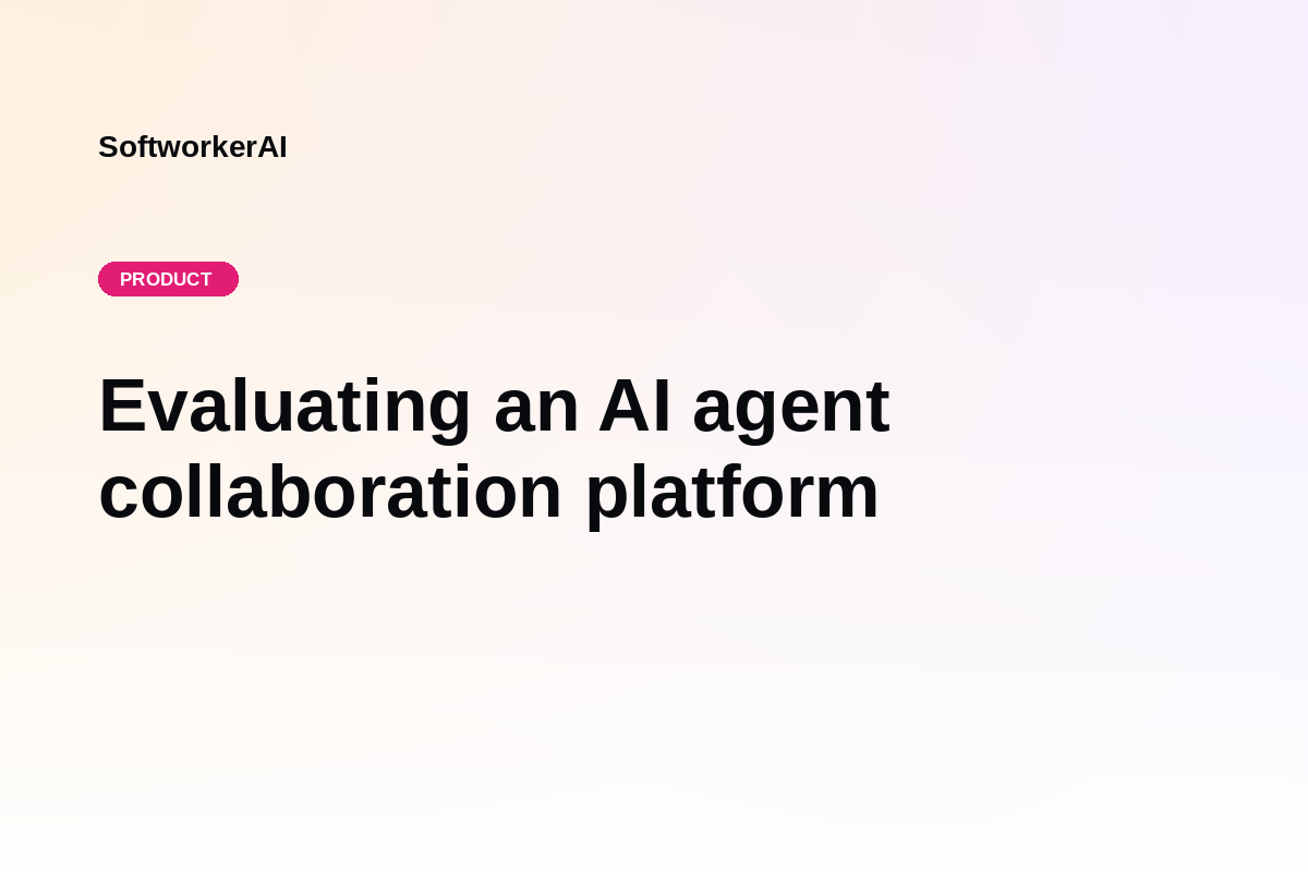 AI agent collaboration platform card thumbnail