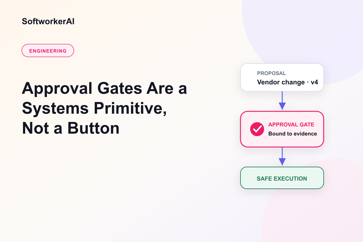 Engineering diagram thumbnail for approval gates as a systems primitive