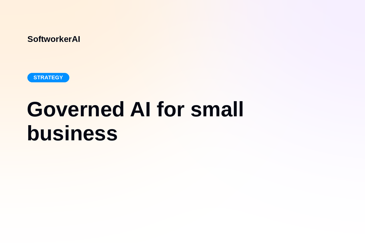 Governed AI for small business card thumbnail